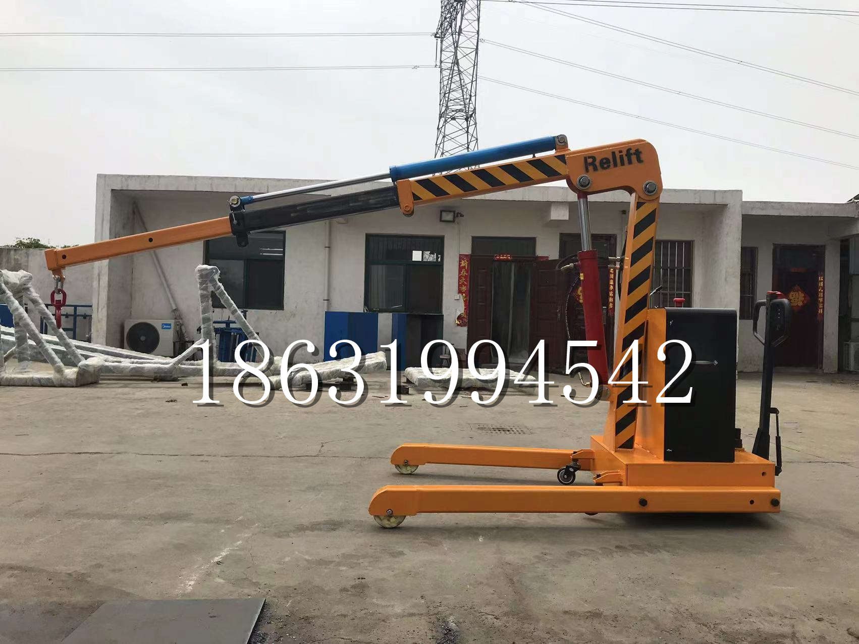 万荣乡久征定做3吨三轮随车吊 农用园林绿化移树吊 平板工程用小吊机