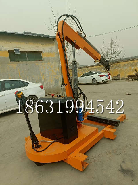 万荣乡自卸车厢随车吊 自制轮式四不像起重机 四驱平板吊 5吨 贵盛